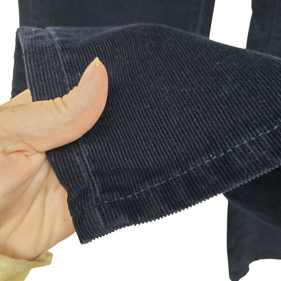 LL Bean Navy Blue Corduroy Pants Favorite Fit Womens 8 MT - Picture 5 of 12